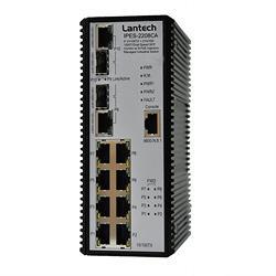 109444 - Industrie Switch 8x 10/100BASE-TX PoE, 2x SFP 100BASE-FX / 1000BASE-X - Hutschiene