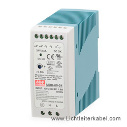 110201 - PLANET PWR-60-24 Hutschienennetzteil 24V DC, 2,5A, 60W