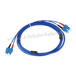 144205 - LWL Patchkabel SC-SC 9/125µm 5m OS2, armiert (trittfest)