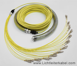 465010 - LWL Kabel 10m (Indoor und Outdoor geeignet) SC-SC 24E 9/125µm OS1 / OS2